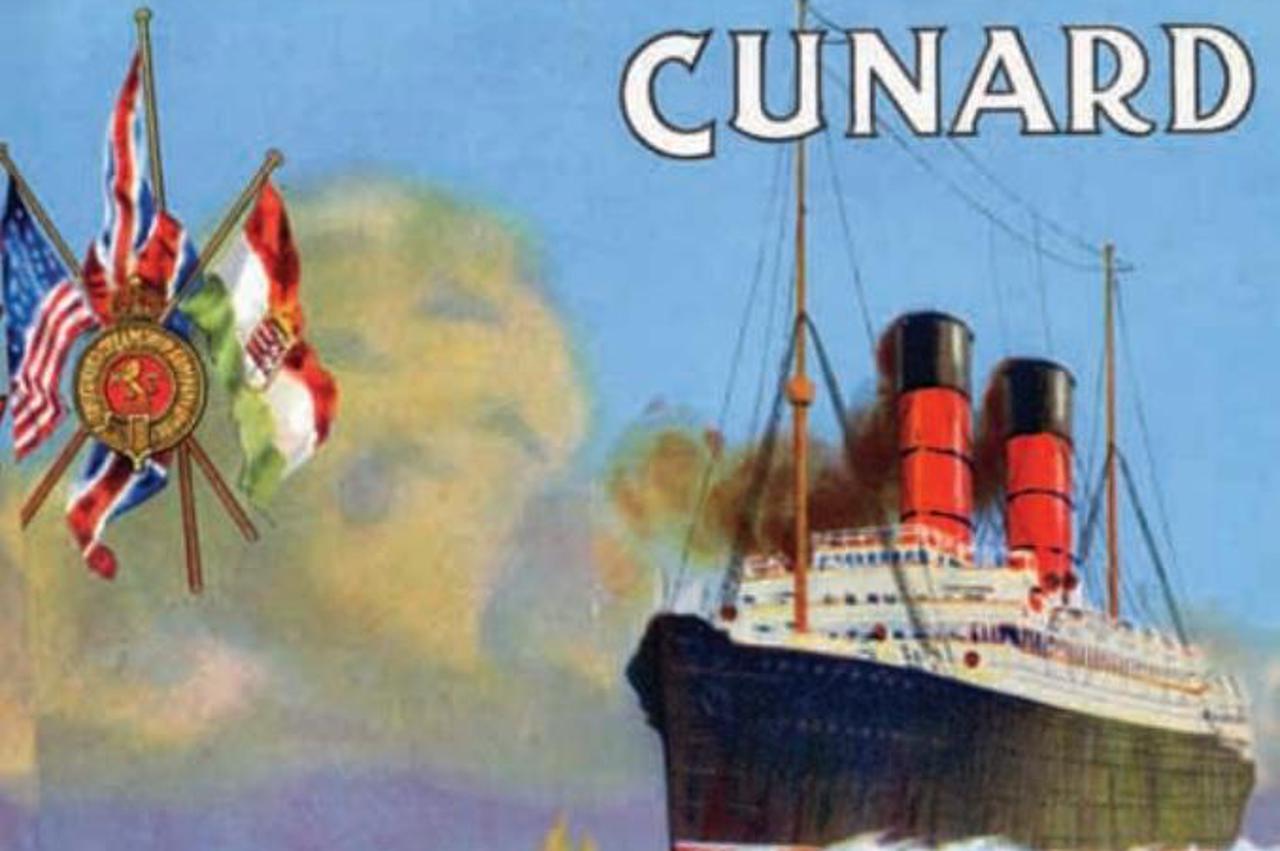 Reklamna ilustracija Cunard Linea